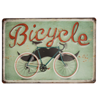 Табличка металлическая 30х20 см (Bicycle) DE-3020-B